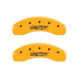 MGP 4 Caliper Covers Engraved Front & Rear Lightning Yellow Finish Black Char 2000 Ford F-150 thumbnail 6