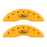 MGP 4 Caliper Covers Engraved F & R Oval Logo/Ford Yellow Finish Black Char 2007 Ford Expedition thumbnail 1