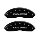 MGP 4 Caliper Covers Engraved Front & Rear Explorer/2011 Black Finish Silver Char 2010 Ford Explorer thumbnail 1