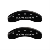 MGP 4 Caliper Covers Engraved Front & Rear Explorer/2011 Black Finish Silver Char 2010 Ford Explorer thumbnail 2