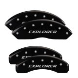 MGP 4 Caliper Covers Engraved Front & Rear Explorer/2011 Black Finish Silver Char 2010 Ford Explorer thumbnail 3