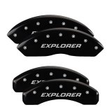MGP 4 Caliper Covers Engraved Front & Rear Explorer/2011 Black Finish Silver Char 2010 Ford Explorer thumbnail 7
