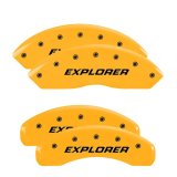 MGP 4 Caliper Covers Engraved Front & Rear Explorer/2011 Yellow Finish Black Char 2006 Ford Explorer thumbnail 3