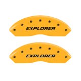 MGP 4 Caliper Covers Engraved Front & Rear Explorer/2011 Yellow Finish Black Char 2006 Ford Explorer thumbnail 5