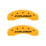 MGP 4 Caliper Covers Engraved Front & Rear Explorer/2011 Yellow Finish Black Char 2006 Ford Explorer thumbnail 6