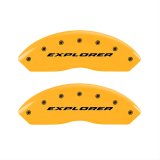 MGP 4 Caliper Covers Engraved Front & Rear Explorer Yellow Finish Black Char 2006 Ford Explorer thumbnail 1