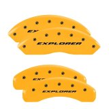 MGP 4 Caliper Covers Engraved Front & Rear Explorer Yellow Finish Black Char 2006 Ford Explorer thumbnail 6