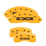 MGP 4 Caliper Covers Engraved Front & Rear Edge Yellow Finish Black Char 2008 Ford Edge thumbnail 8