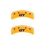 MGP 4 Caliper Covers Engraved Front Mustang Rear Sn95/Gt Yellow Finish Black Char 2001 Ford Mustang thumbnail 1