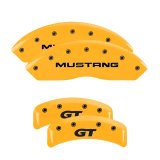 MGP 4 Caliper Covers Engraved Front Mustang Rear Sn95/Gt Yellow Finish Black Char 2001 Ford Mustang thumbnail 6