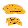 MGP 4 Caliper Covers Engraved Front Mustang Rear Sn95/Gt Yellow Finish Black Char 2001 Ford Mustang thumbnail 8
