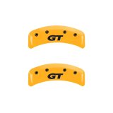 MGP 4 Caliper Covers Engraved Front Mustang Rear Sn95/Gt Yellow Finish Black Char 2001 Ford Mustang thumbnail 9