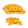 MGP 4 Caliper Covers Engraved Front Mustang Rear Pony Yellow Finish Black Char 2004 Ford Mustang thumbnail 8