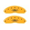 MGP 2 Caliper Covers Engraved Front Oval Logo/Ford Yellow Finish Blk Char 2011 Ford Focus thumbnail 7