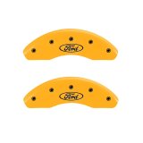 MGP 2 Caliper Covers Engraved Front Oval Logo/Ford Yellow Finish Blk Char 2004 Ford Focus thumbnail 4