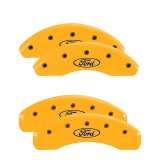 MGP 4 Caliper Covers Engraved Front & Rear Oval Logo/Ford Yellow Finish Black Char 1998 Ford Ranger thumbnail 3