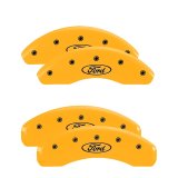 MGP 4 Caliper Covers Engraved Front & Rear Oval Logo/Ford Yellow Finish Black Char 1998 Ford Ranger thumbnail 6