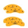 MGP 4 Caliper Covers Engraved Front & Rear Oval Logo/Ford Yellow Finish Black Char 1998 Ford Ranger thumbnail 8