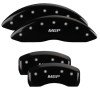 MGP 4 Caliper Covers Engraved Front & Rear MGP Black Finish Silver Characters 2019 Ford Edge thumbnail 6