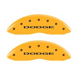 MGP 4 Caliper Covers Engraved Fr Challenger Rr Vintage RT Yellow Finish Black Char 07 Dodge Charger thumbnail 6