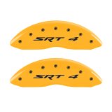 MGP 4 Caliper Covers Engraved Front Charger Rear RT Yellow Finish Black Char 2007 Dodge Charger thumbnail 6