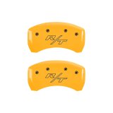 MGP 4 Caliper Covers Engraved Front Charger Rear RT Yellow Finish Black Char 2007 Dodge Charger thumbnail 9