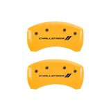 MGP 4 Caliper Covers Engraved F & R Stripes/Challenger Yellow Finish Black Char 2006 Dodge Charger thumbnail 9