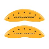 MGP 4 Caliper Covers Engraved F & R Block/Challenger Yellow Finish Black Char 2007 Dodge Charger thumbnail 7