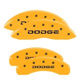 MGP 4 Caliper Covers Engraved F & R Broken D/Dodge Yellow Finish Black Char 2007 Dodge Durango thumbnail 4