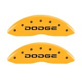 MGP 4 Caliper Covers Engraved F & R Broken D/Dodge Yellow Finish Black Char 2007 Dodge Durango thumbnail 5