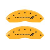 MGP 4 Caliper Covers Engraved F & R Stripes/Dodge Yellow Finish Black Char 2010 Dodge Nitro thumbnail 5