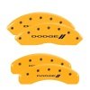 MGP 4 Caliper Covers Engraved F & R Stripes/Dodge Yellow Finish Black Char 2010 Dodge Nitro thumbnail 8