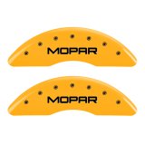 MGP 4 Caliper Covers Engraved Front & Rear Mopar Yellow Finish Black Char 2010 Dodge Ram 2500 thumbnail 7