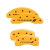 MGP 4 Caliper Covers Engraved F & R w/ Stripes/Dodge Yellow Finish Black Char 2005 Dodge Neon thumbnail 8