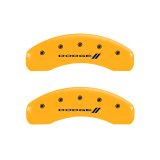 MGP 4 Caliper Covers Engraved F & R w/ Stripes/Dodge Yellow Finish Black Char 2006 Dodge Durango thumbnail 9