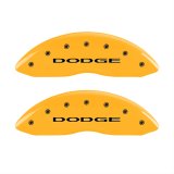 MGP 4 Caliper Covers Engraved Front & Rear Dodge Yellow Finish Black Char 2006 Dodge Durango thumbnail 2