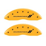 MGP 4 Caliper Covers Engraved F & R w/ Stripes/Durango Yellow Finish Black Char 2006 Dodge Durango thumbnail 5