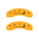 MGP 4 Caliper Covers Engraved F & R w/ Stripes/Durango Yellow Finish Black Char 2006 Dodge Durango thumbnail 9