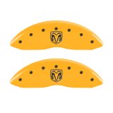 MGP 4 Caliper Covers Engraved Front Ram Rear Ramhead Yellow Finish Black Char 2006 Dodge Durango thumbnail 5