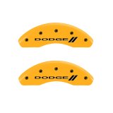 MGP 4 Caliper Covers Engraved F & R w/ Stripes/Dodge Yellow Finish Black Char 2001 Dodge Stratus thumbnail 5
