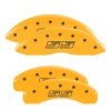 MGP 4 Caliper Covers Engraved Front & Rear Avalanche SS Yellow Finish Black Char 2000 Chevy Tahoe thumbnail 8