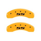 MGP 4 Caliper Covers Engraved Front & Rear Silverado SS Yellow Finish Black Char 2001 Chevy Tahoe thumbnail 9