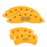 MGP 4 Caliper Covers Engraved Front & Rear Classic/SS Yellow Finish Black Char 2000 Chevrolet Camaro thumbnail 8