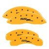 MGP 4 Caliper Covers Engraved Front & Rear Ssr Yellow Finish Black Char 2004 Chevrolet SSR thumbnail 8