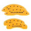 MGP 4 Caliper Covers Engraved Front & Rear Silverado Yellow Finish Black Char 2005 Chevrolet Astro thumbnail 8
