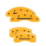 MGP 4 Caliper Covers Engraved Front & Rear Impala Yellow Finish Black Char 2002 Chevrolet Impala thumbnail 3
