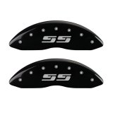MGP 2 Caliper Covers Eng Front Silverado SS Black Finish Sil Char 2008 Chevy Silverado 1500 thumbnail 1