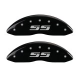 MGP 2 Caliper Covers Eng Front Silverado SS Black Finish Sil Char 2008 Chevy Silverado 1500 thumbnail 2