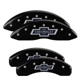 MGP 4 Caliper Covers Engraved F & R 100 Anniversary Black Finish Silver Char 2019 Chevrolet Suburban thumbnail 1