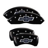 MGP 4 Caliper Covers Engraved F & R 100 Anniversary Black Finish Silver Char 2019 Chevrolet Colorado thumbnail 2